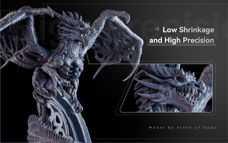 Resina para Impresora 3D Tipo ABS de ELEGOO, Resina de Fotopolimerización Estándar Tipo ABS de 405nm para Impresión 3D LCD, 1000g