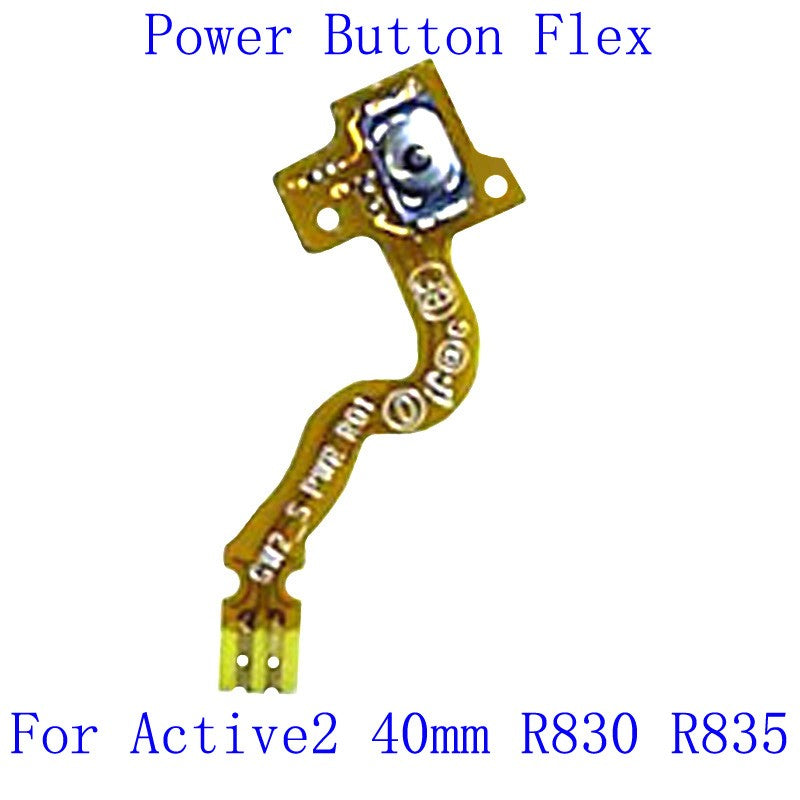 1 Uds. Interruptor de botón de menú de retorno trasero con tecla de encendido y apagado Cable flexible para Samsung Galaxy Watch Active 2 R830 R835 R820 R825 40mm 44mm
