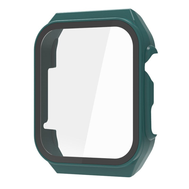 Carcasa de borde duro, película protectora de vidrio para pantalla, marco de reloj inteligente, funda protectora para reloj inteligente Haylou S8, accesorios