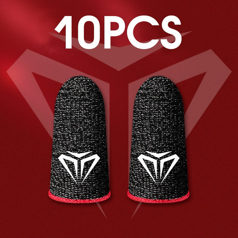 Guantes con yema del dedo para juegos móviles, 10 Uds., para jugadores PUBG, a prueba de sudor, antideslizantes, pantalla táctil, funda para el dedo, transpirable