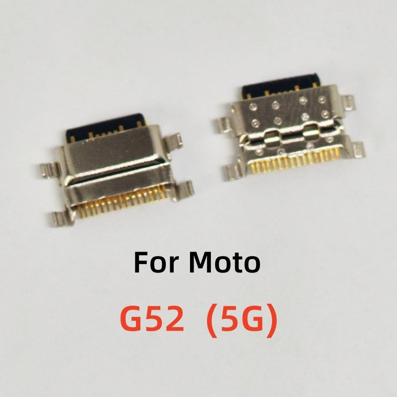 10 Uds para Motorola Moto G22 G23 G32 G52 G53 5G G82 G72 G73 E22 E20 E30 E32 E40 puerto de carga USB conector de cargador
