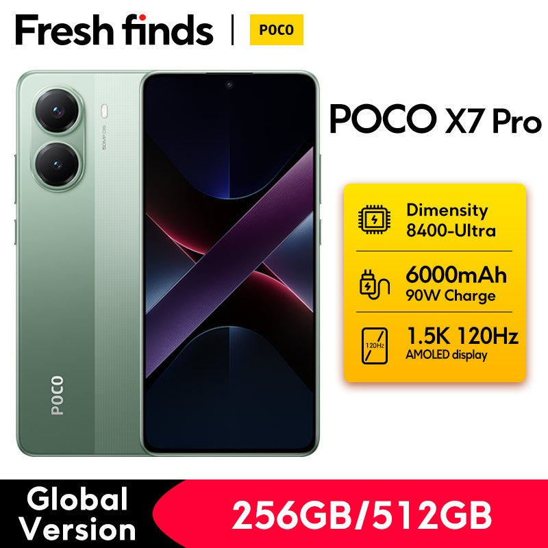POCO X7 Pro 5G Versión Global Smartphone Dimensity 8400-Ultra 6000mAh 90W Carga 50MP Cámara con OIS NFC