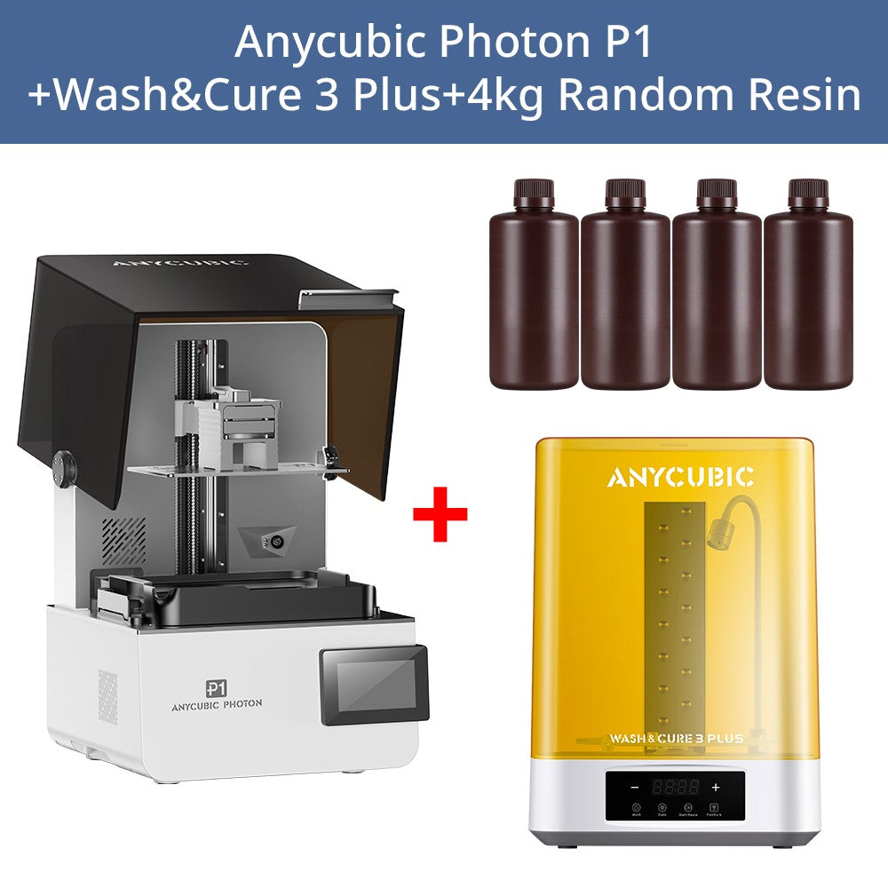 Impresora 3D de Resina LCD ANYCUBIC Photon P1 14K SLA con Tecnología Wave Release y Tornillo de Bolas de Grado Industrial de Precisión