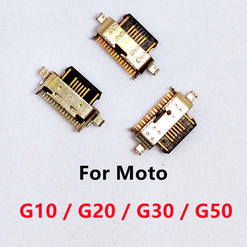10 Uds nuevo para Motorola Moto G100 G60 G50 G30 G20 G10 Power One Zoom Hyper USB puerto de carga conector de cargador de enchufe