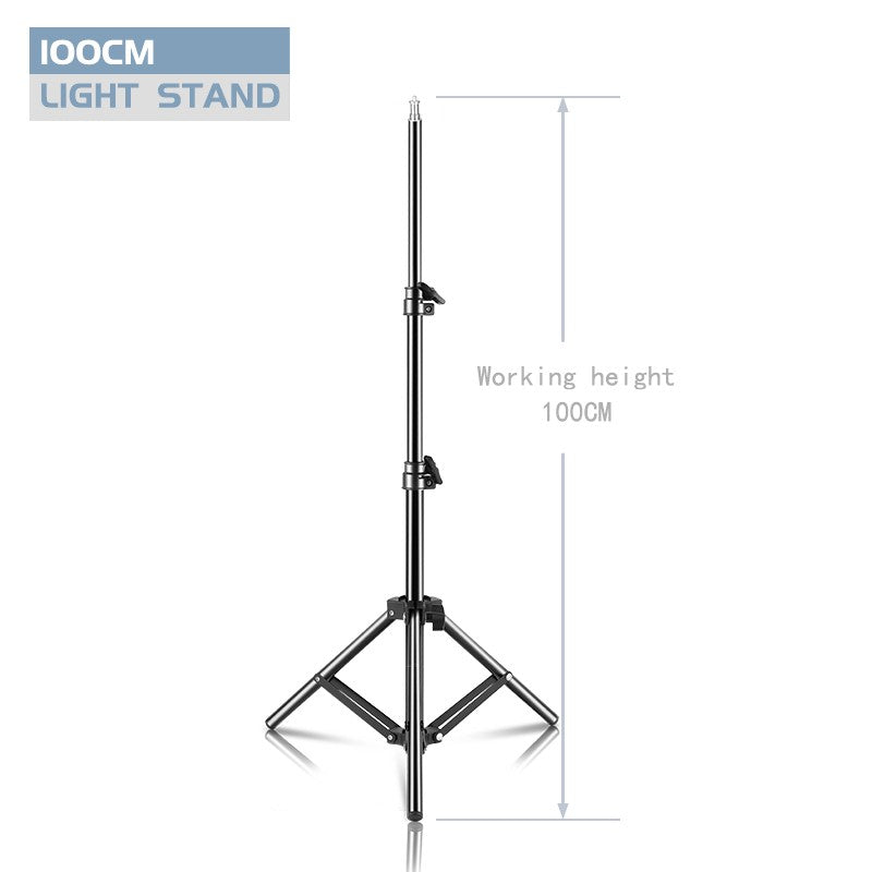 Luz LED de Video SH de 24'' y 90W, Panel de Iluminación Regulable para Fotografía, Selfies, Estudio Fotográfico, Transmisión en Vivo, Lámpara de Relleno con Trípode
