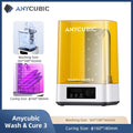 ANYCUBIC Wash & Cure 3 lavadora de curado para impresora 3D de resina LCD SLA para Photon Mono 4/4 ultra tamaño de limpieza 165*100*165mm