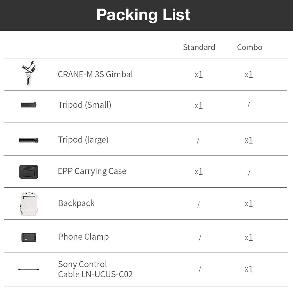 ZHIYUN-estabilizador de cardán para cámara de mano, Control de obturador Bluetooth para cámaras sin Espejo, teléfono, M3S Crane, M3 S, 3 ejes