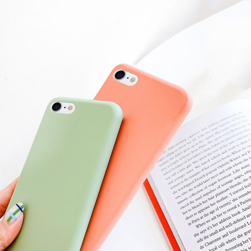 Funda para iphone 7 8 SE 2020 2022, funda protectora trasera de silicona líquida TPU a prueba de golpes para iphone SE 2020 2022, funda blanda