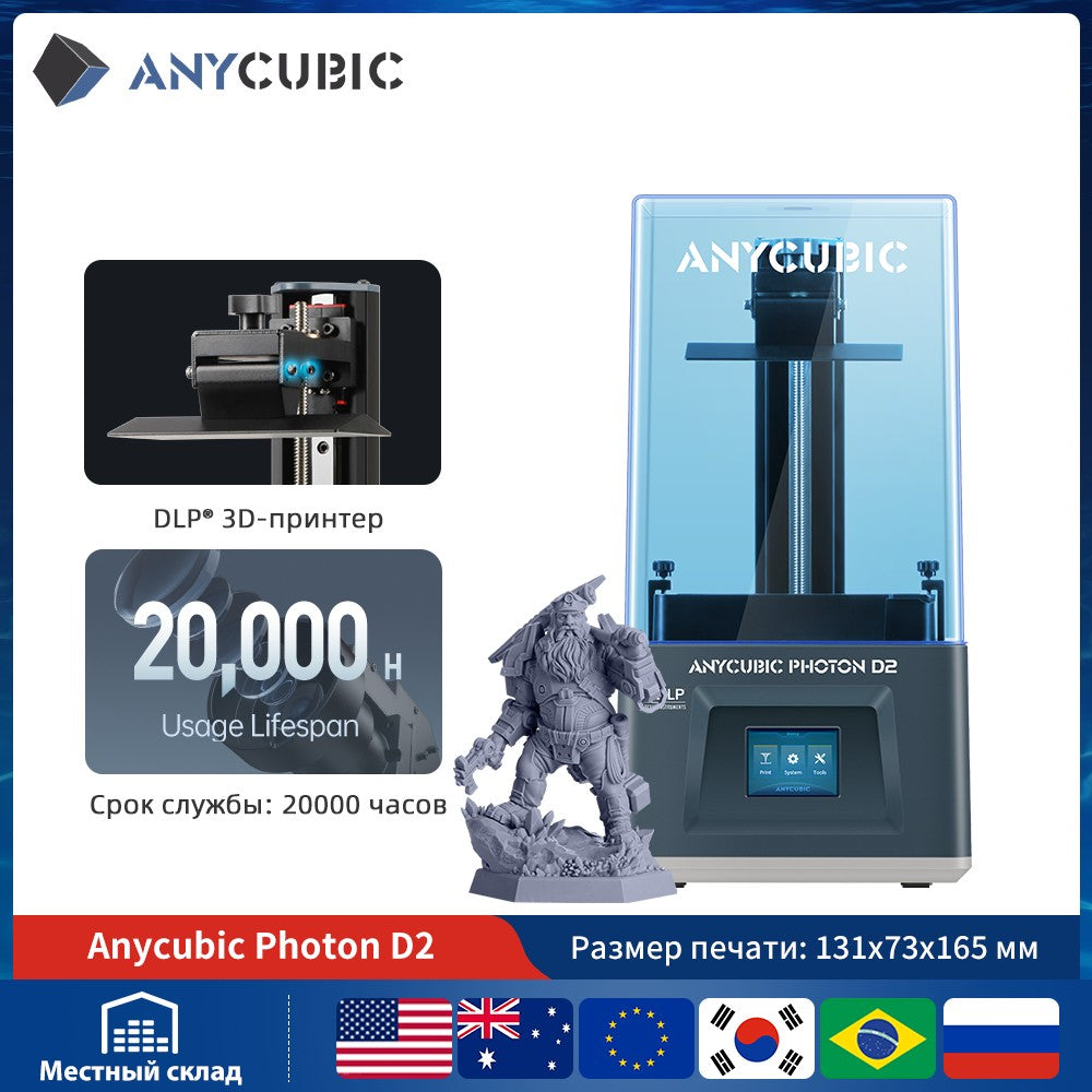ANYCUBIC DLP SLA Impresora 3D de resina LCD Photon Mono M7, M5s Pro, M7 Pro, Photon P1, Mono 4, Wash and Cure 3, 3 Plus, Max