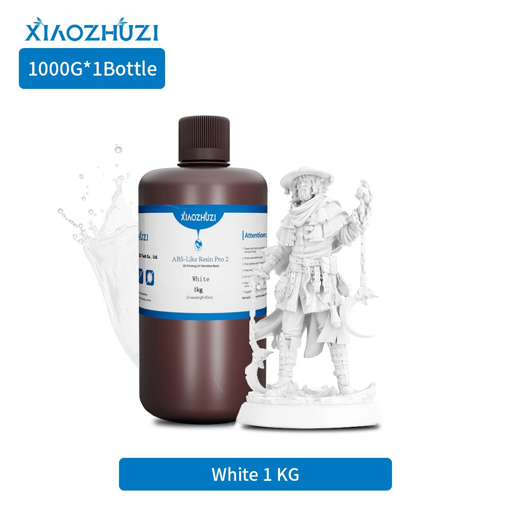 XiaoZhuzi-resina ABS de curado con luz 405nm UV Conjure impresión 3D fotopolímero resina Anycubic/Elegoo LCD DLP impresora 3D