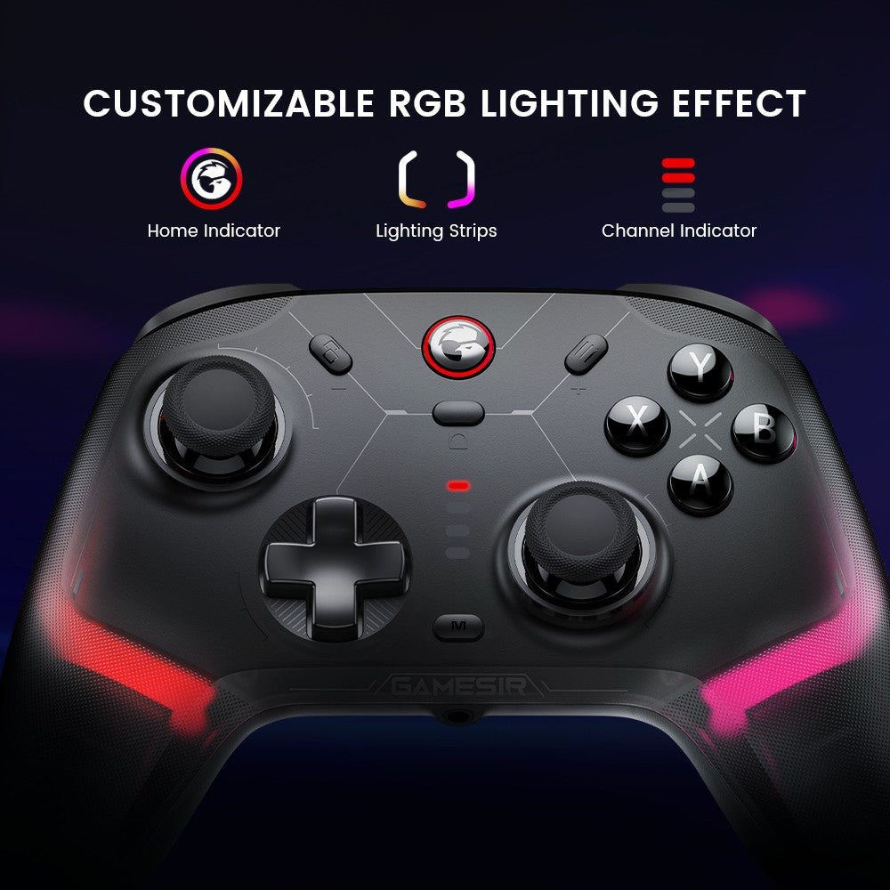 GameSir Cyclone 2 Bluetooth Gamepad controlador de juegos inalámbrico para Nintendo Switch 2 Arcade iPhone Android teléfono PC Joystick