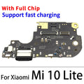 Placa de carga flexible para Xiaomi Mi 8 9 10 11 10T Lite 9 Se 9T Pro Mix 2 2S conector de puerto USB Cable flexible de carga