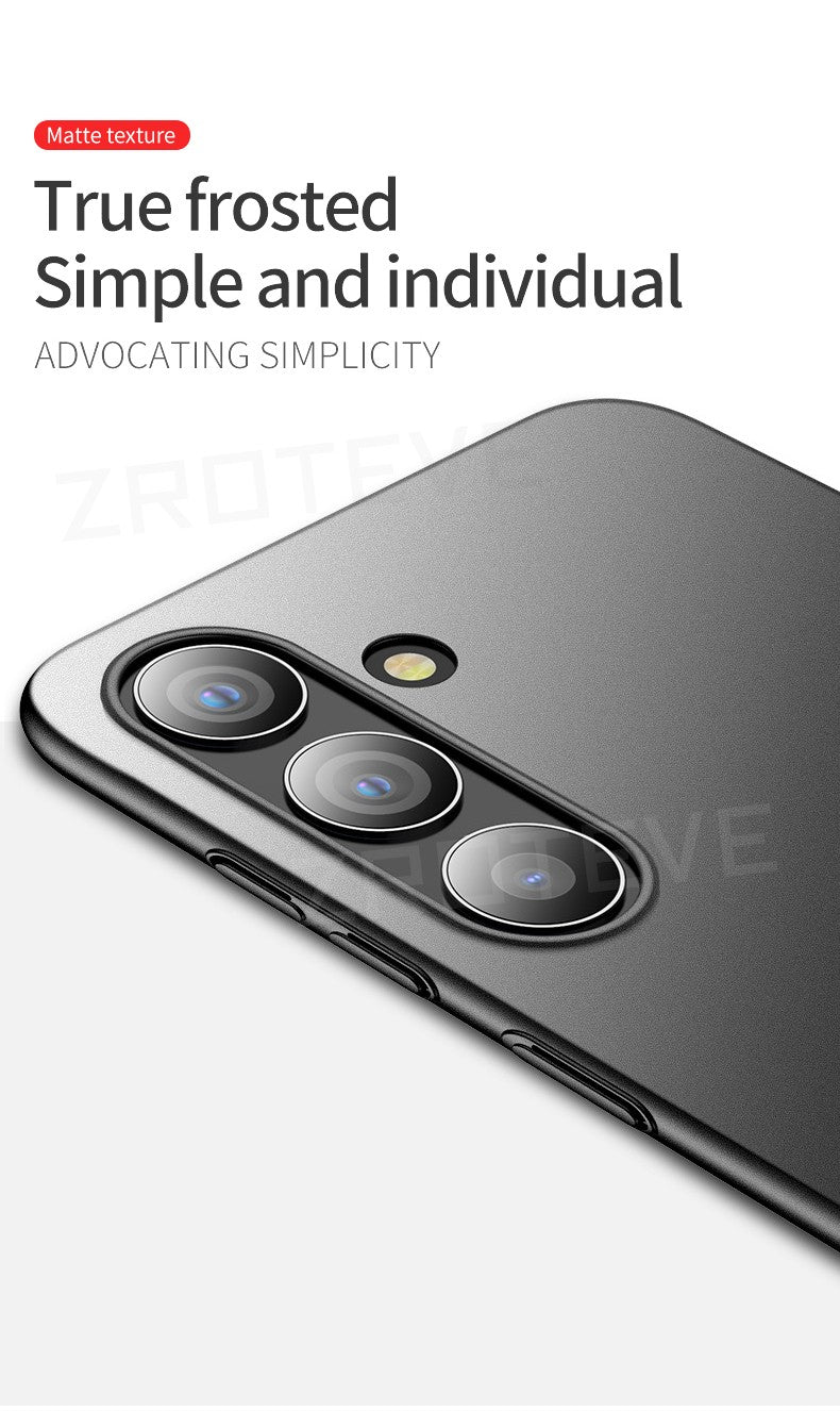 ZROTEVE-funda ultrafina de PC duro mate para Samsung Galaxy A54, A55, A56, A57, A53, A52, A52s, A72, A73, A34, A35, A36, A37, 5G