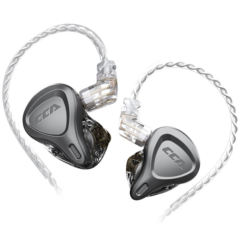 CCA C12 5BA + 1DD auriculares internos híbridos, Unidad de 12 controladores, Monitor de DJ HIFI, auriculares con cancelación de ruido, PC con cable para jugadores