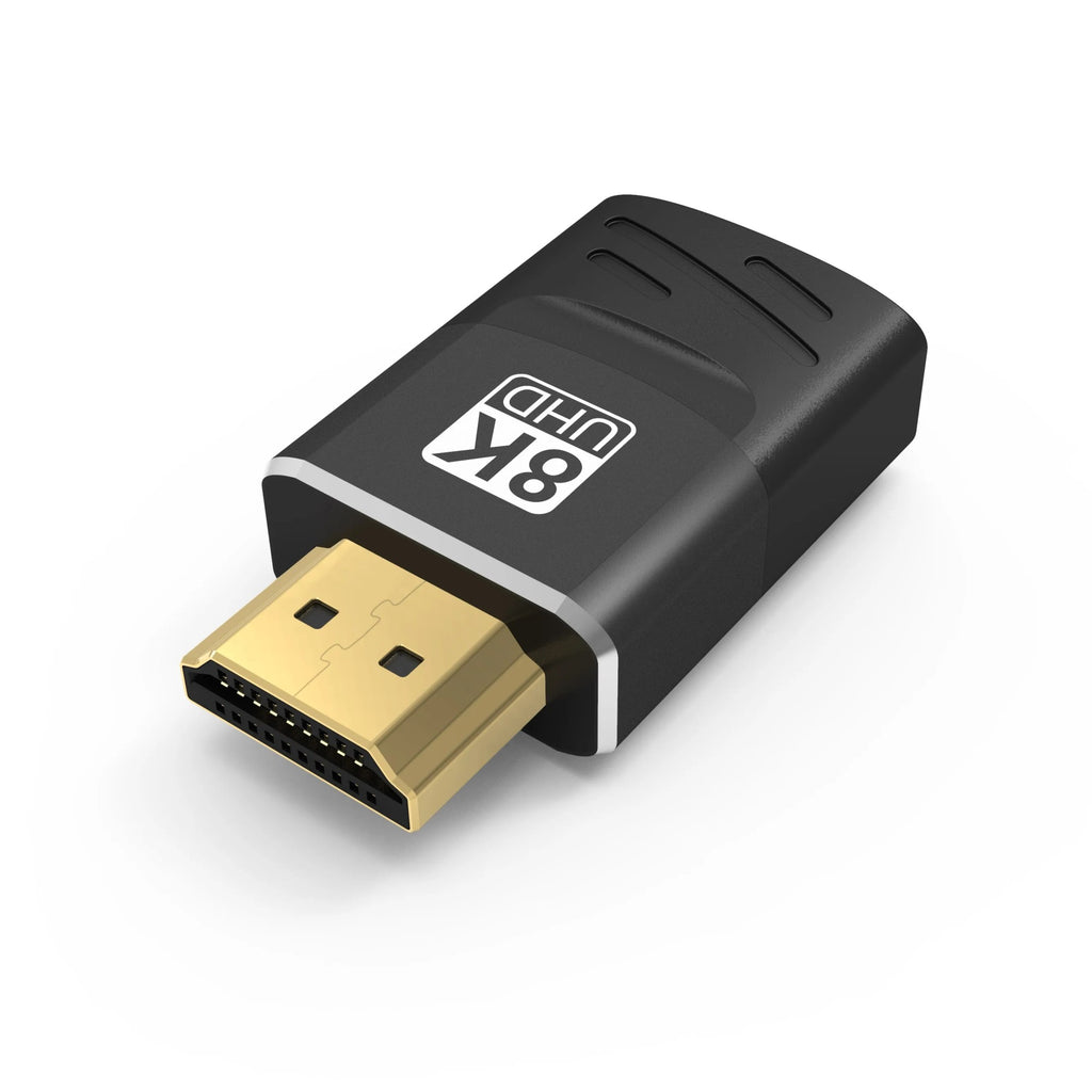 Adaptador HDMI 2,1 90 grados 270 grados HDMI macho a hembra 8K 60Hz 4K 120Hz 48Gbps vídeo HDR para ordenador portátil HD TV proyector adaptador