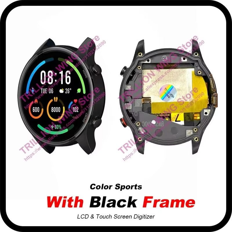 Pantalla LCD AMOLED Original para Xiaomi Mi Watch Color versión deportiva XMWTCL02 piezas de repuesto de pantalla táctil XMWTCL02