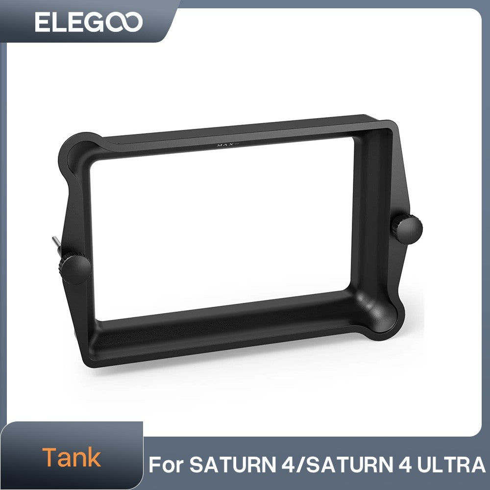 ELEGOO Tanque de resina metálica para impresora 3D SATURN 4 SATURN 4 ULTRA MSLA IVA de resina con revestimiento de liberación ACF preinstalado