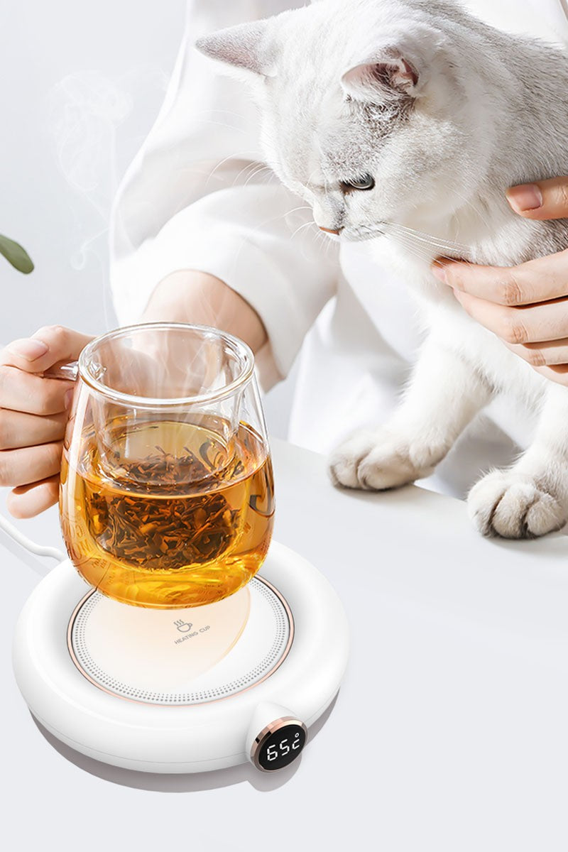 Calentador de tazas de café USB para té, leche, agua, bebidas, 3 temperaturas, calentador de tazas de bebidas eléctrico para el hogar, oficina, uso de escritorio, Idea de regalo