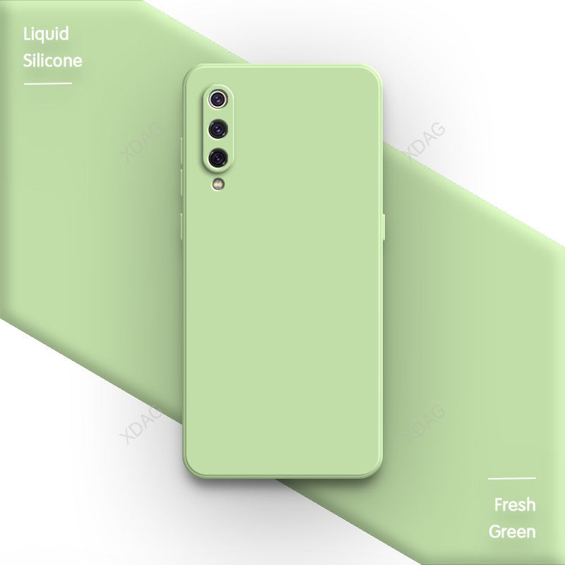 Funda básica de Color caramelo puro para Xiaomi Mi 9 Mi9 SE Pro Lite Explorer 9SE 9Pro 9Lite Funda trasera de silicona líquida cuadrada suave