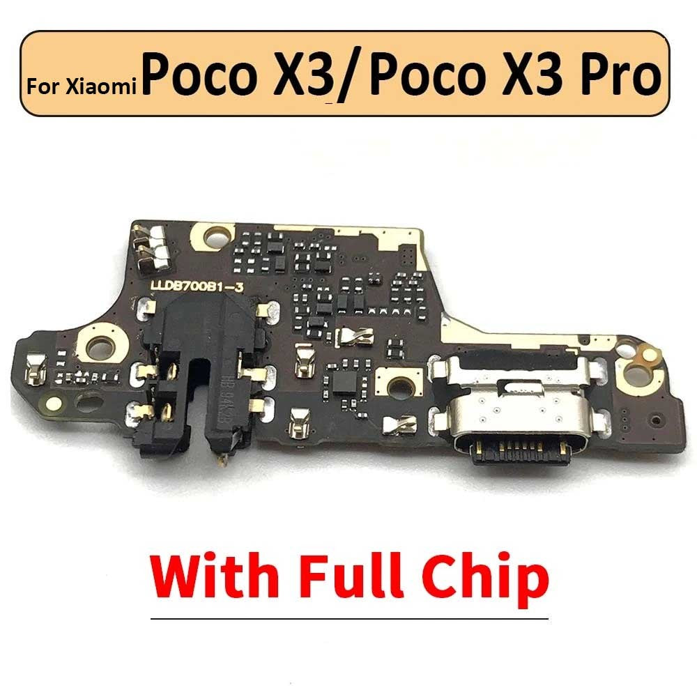 Nueva placa de carga PCB Flex para Xiaomi POCO X3 NFC versión Global/Poco X3 Pro conector de puerto USB Cable de carga