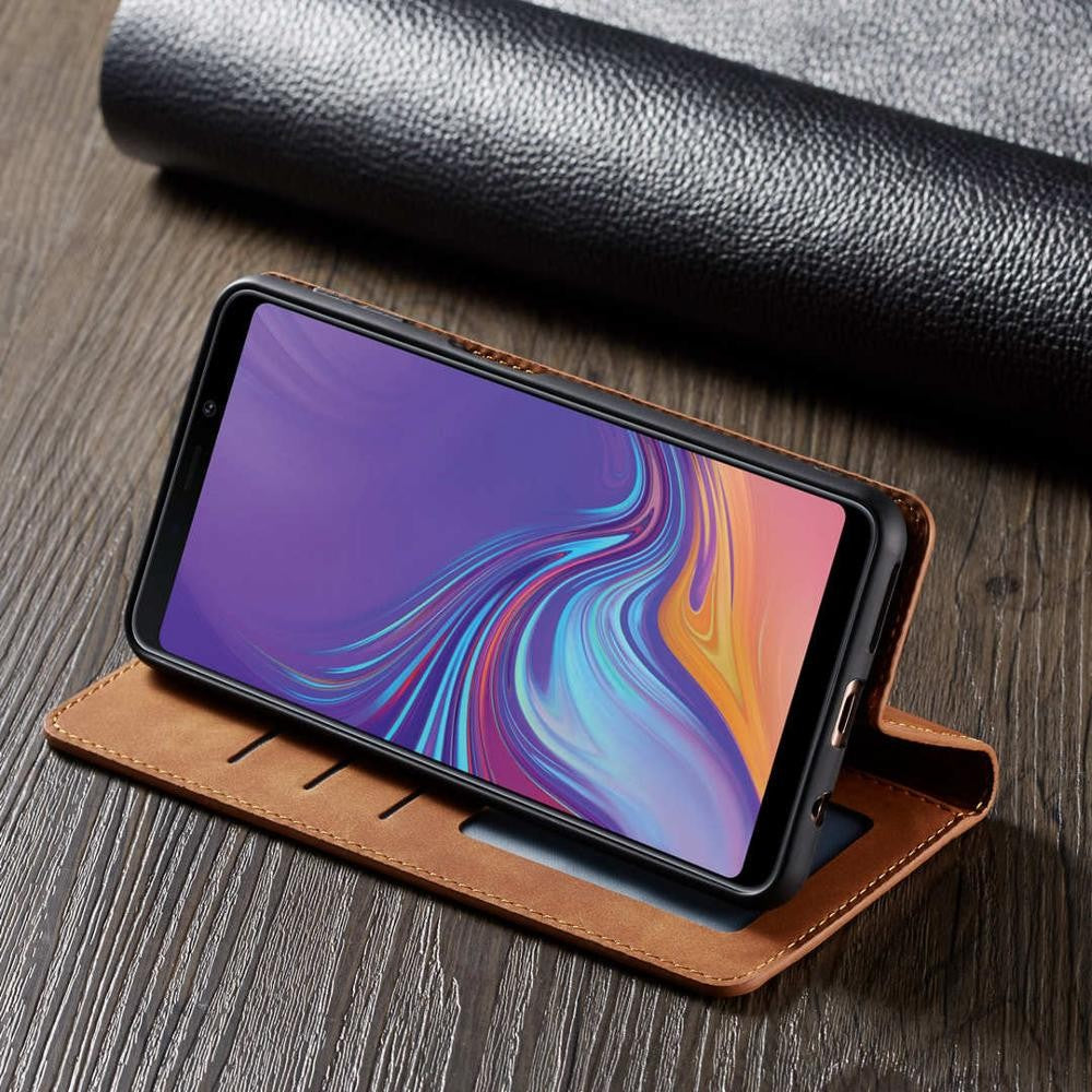 Funda de teléfono de cuero A14 A54 A34 A24 para Samsung Galaxy A05 A15 A25 A35 A55 A13 A23 A33 A53 5G, funda de libro con tapa, funda para tarjeta