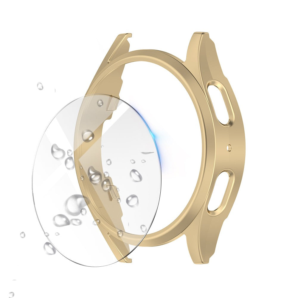 Vidrio y funda para Samsung Galaxy Watch 7, Protector de pantalla de 40mm/44mm, vidrio templado y PC duro, cubierta protectora de parachoques, juego de accesorios