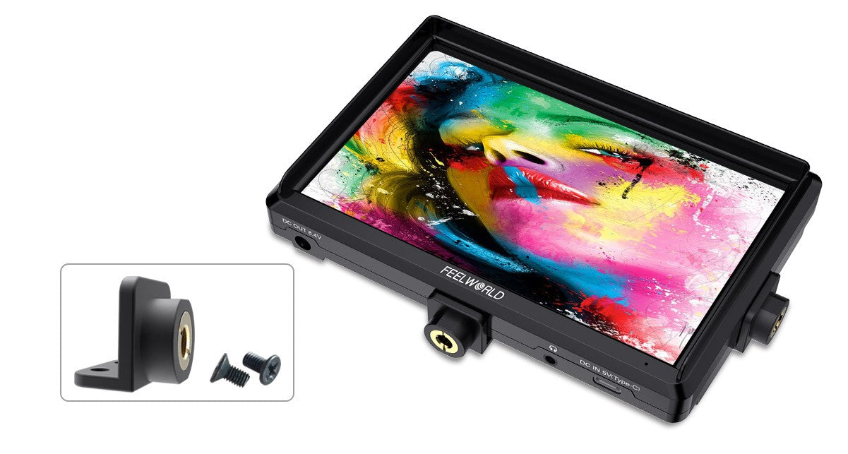 FEELWORLD FW568 V3 6 pulgadas 3D LUT DSLR cámara Monitor de campo IPS Full HD192