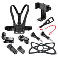 Soporte para arnés de pecho, correa ajustable para el pecho con gancho en J para GoPro Hero 13 12 11 10 9 8 7 AKASO SJCAM DJI OSMO Action Camera