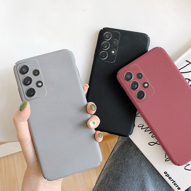 Funda ultrafina mate de piedra arenisca para Samsung Galaxy A17 A55 A54 A53 S26 S25 S22 S23 S24 Ultra Plus, funda rígida de PC a prueba de golpes