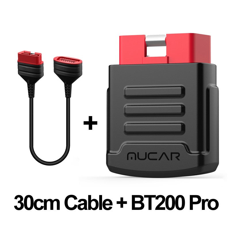 MUCAR BT200 / BT200 Pro OBD2 escáner sistema completo automático diagnóstico sin vida aceite SAS reinicio libre 1 año herramientas de diagnóstico de coche