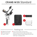 ZHIYUN-estabilizador de cardán para cámara de mano, Control de obturador Bluetooth para cámaras sin Espejo, teléfono, M3S Crane, M3 S, 3 ejes