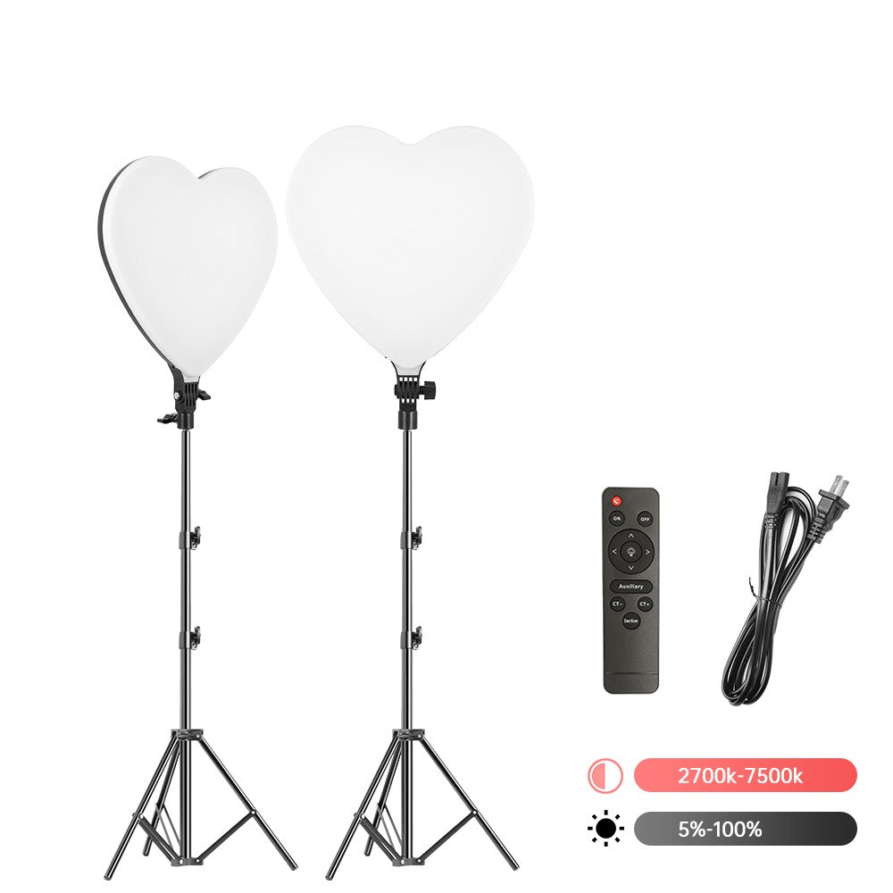 Luz LED de Video SH de 24'' y 90W, Panel de Iluminación Regulable para Fotografía, Selfies, Estudio Fotográfico, Transmisión en Vivo, Lámpara de Relleno con Trípode