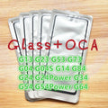 10 unids/lote para Motorola Moto G13 G23 G53 G73 G04 G04S G14 G24 G34 G54 G64 G84 pantalla táctil reemplazo de lente de vidrio frontal y exterior