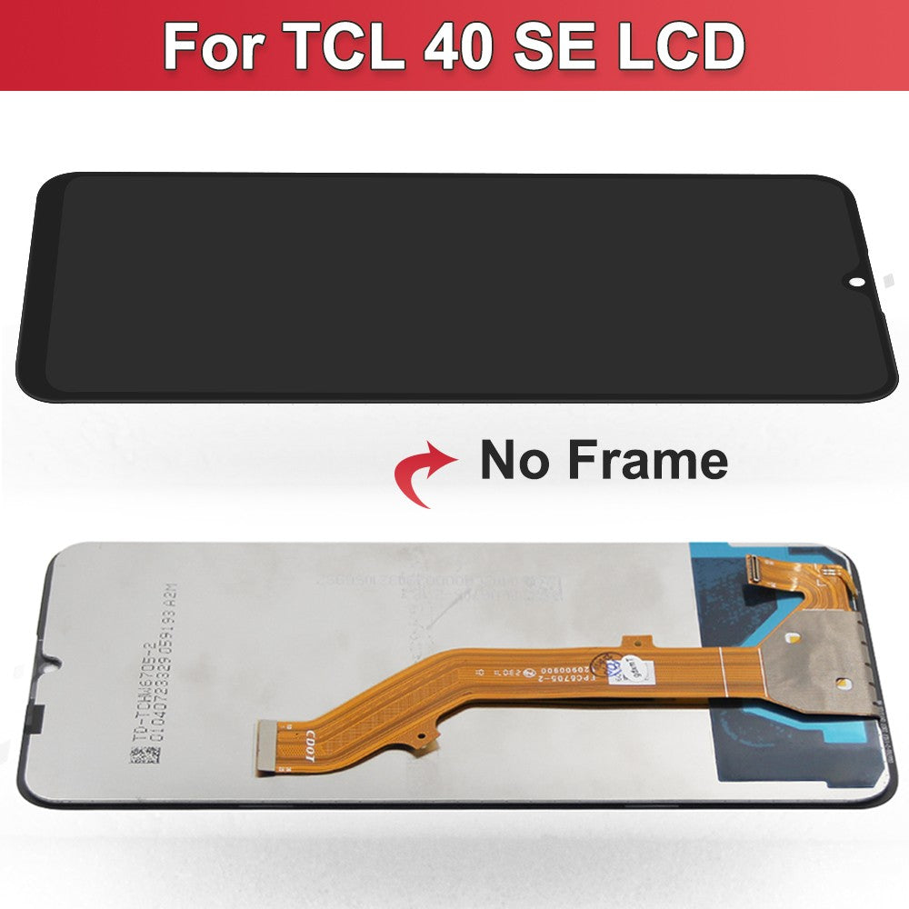 Pantalla LCD OEM de 6,75 pulgadas para TCL 40 SE, TCL 40SE T610 T610K T610P, montaje de digitalizador con pantalla táctil de repuesto