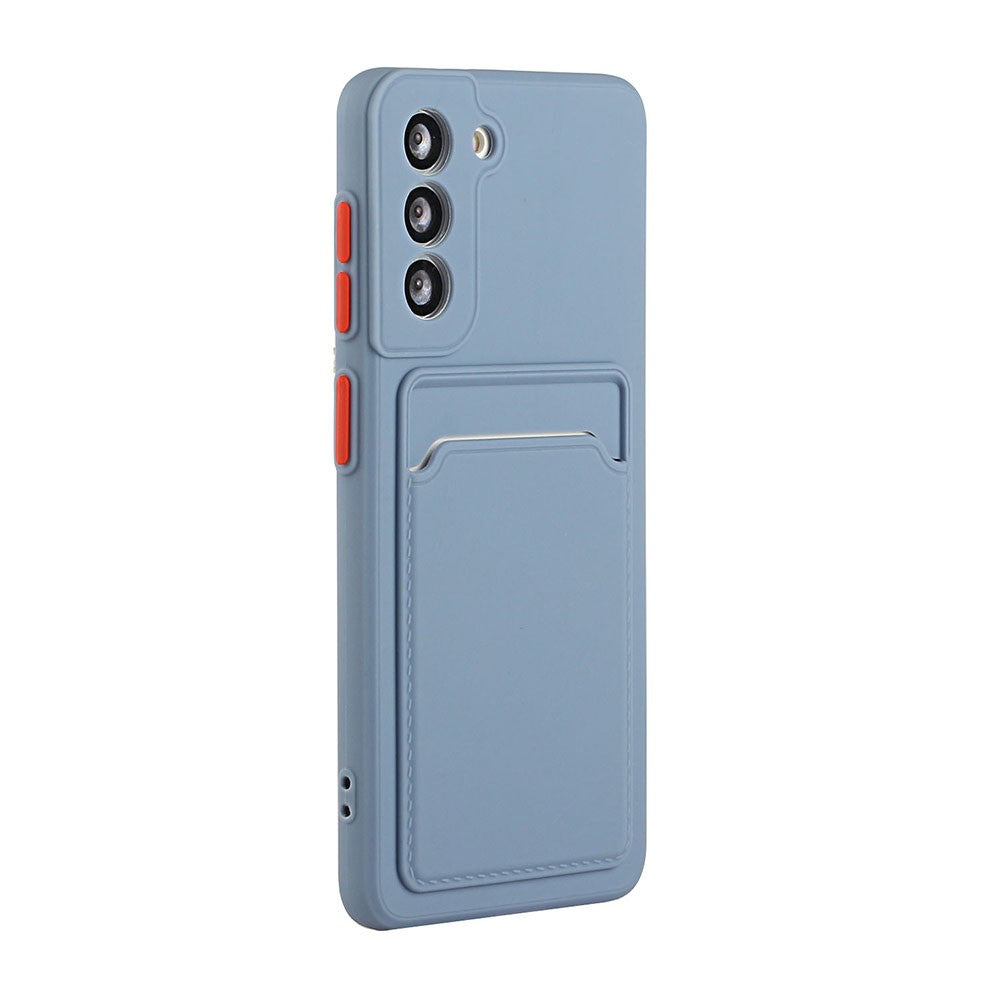 Funda de teléfono con soporte para bolsa con ranura para tarjetas para Samsung Galaxy S24 S23 S22 S21 S20 Plus FE Note 20 Ultra, funda suave a prueba de golpes