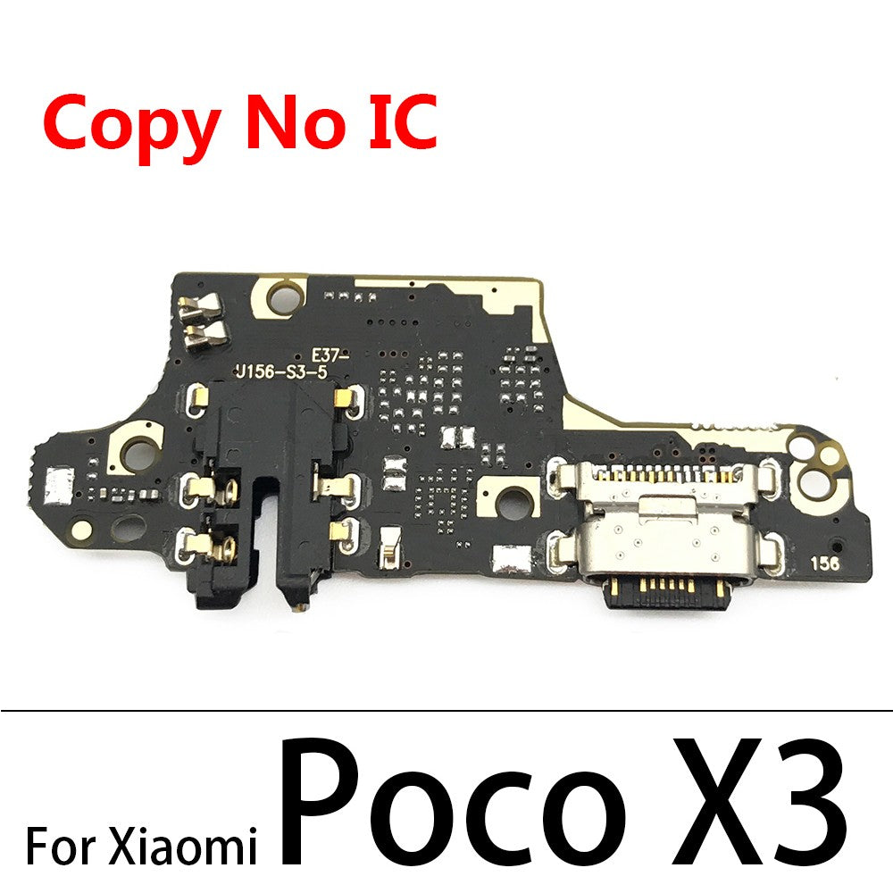 Nueva placa de carga PCB Flex para Xiaomi POCO X3 NFC versión Global/Poco X3 Pro conector de puerto USB Cable de carga