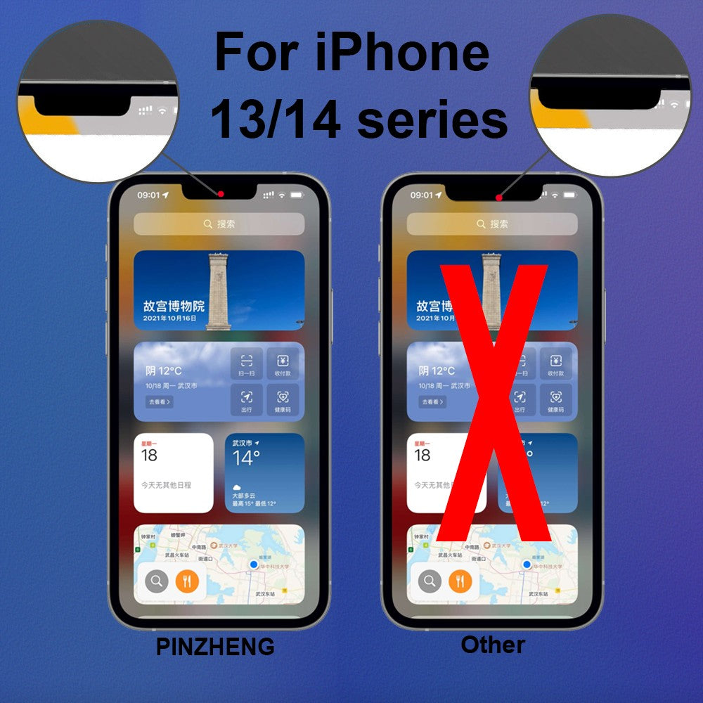 PINZHENG pantalla de alta calidad AMOLED INCELL LCD OLED OEM para iPhone 11 12 13 Mini Pro Max XS XR MAX reemplazo de pantalla con herramienta
