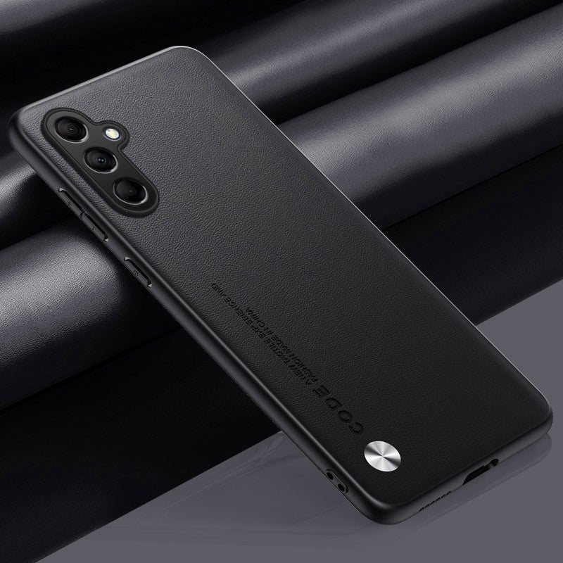 Funda mate M54 para Samsung Galaxy M54 M14 A34 A54 A24 A04 A04S A14 5G, funda de teléfono de protección completa delgada de silicona de cuero PU liso