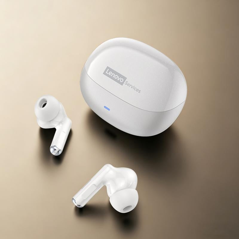 Auriculares Inalámbricos Lenovo LE257 con Bluetooth 6.0, Sonido HiFi, Cancelación de Ruido ENC, Auriculares TWS para Juegos y Deportes con Micrófono