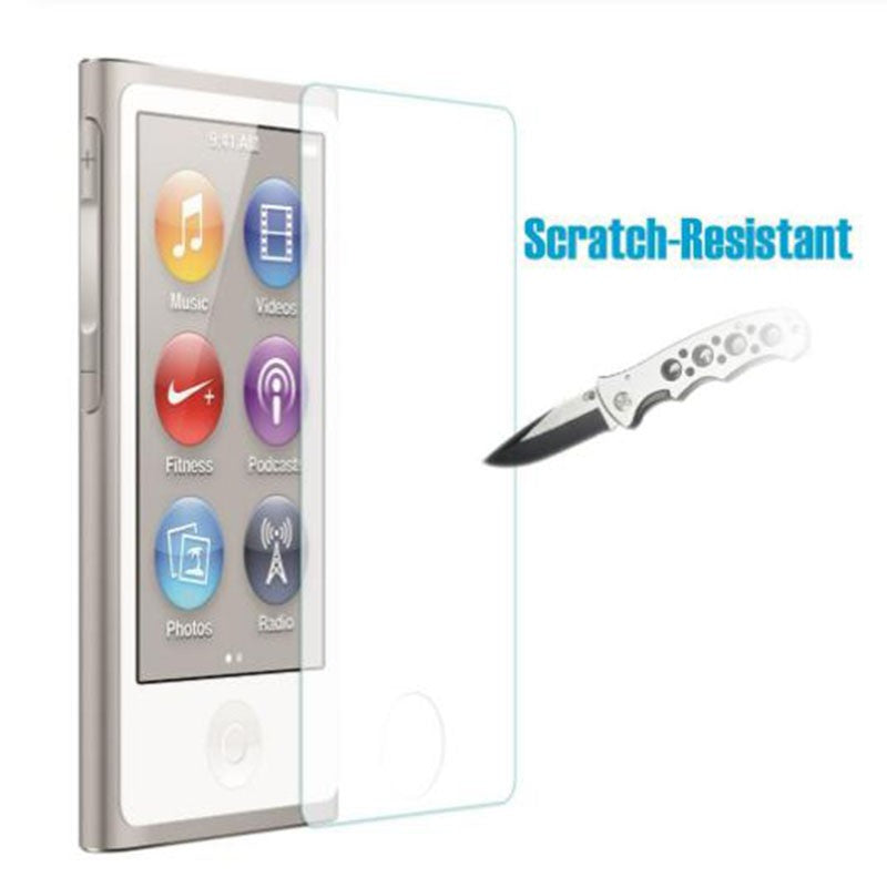 Protector de pantalla frontal de vidrio templado para Apple ipod Nano 7 8, película protectora Nano7, Nano8, MP3