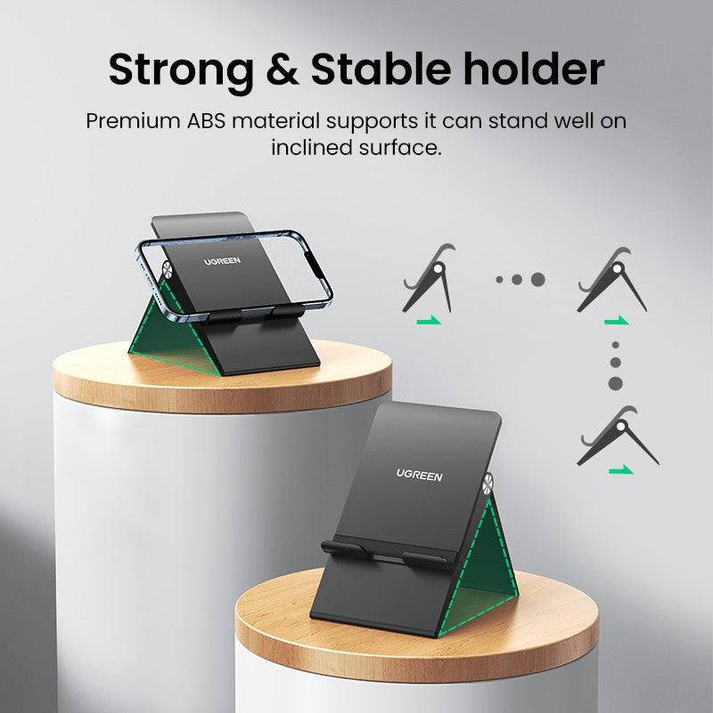 UGREEN-soporte plegable ajustable para teléfono móvil, base de escritorio para iPhone 11 Pro Max SE 8 7