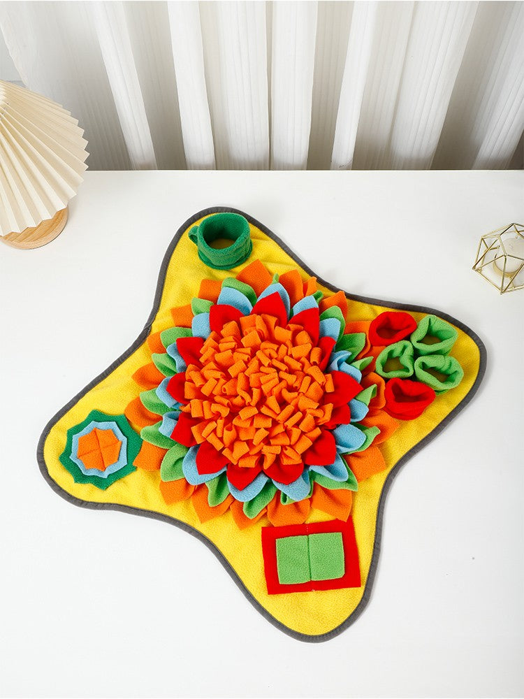 Buena calidad Estera de snuffle para mascotas para perros, rompecabezas de alimentación interactivo para comodidad y suavidad del aburrimiento