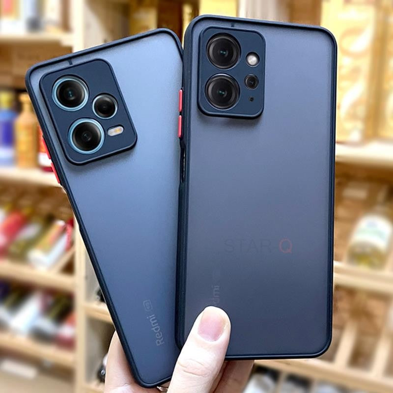 Funda rígida mate Note12 S para Xiaomi Redmi Note 12 Pro Plus 5g 12s 12pro 4g, funda trasera de silicona translúcida a prueba de golpes Redmi12