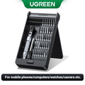 UGREEN Juego de reparación de destornilladores de precisión 38 en 1 para teléfono móvil PC herramienta de desmontaje de mantenimiento multifunción destornillador