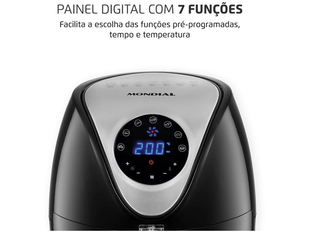 Mondial-freidora eléctrica sin aceite/aire, 220V