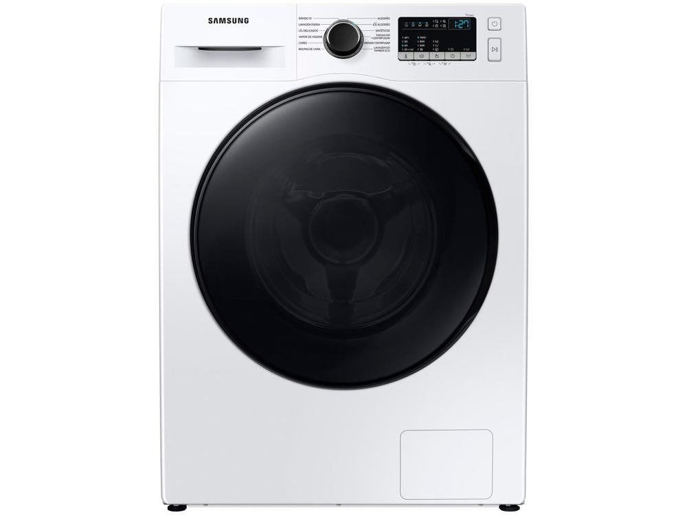 Lavadora Samsung Inverter de 11 kg, Acero Inoxidable, 12 Programas de Lavado, Blanca, WW11T4040BE/AZ - 110V