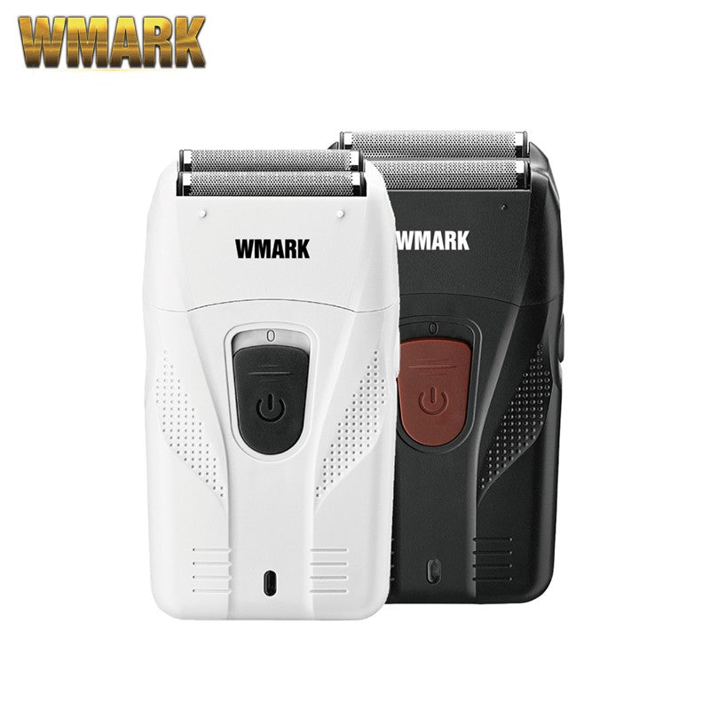 WMARK-afeitadora de barbero NG-987, máquina de afeitar eléctrica con USB, con cabezal de aceite, color blanco