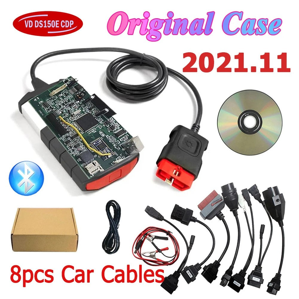 VD Ds150e CDP para TNESF DELPHIS ORPDC 2021 V3 herramienta de diagnóstico NEC VCI con KEYGEN Bluetooth Obd2 escáner diagnóstico de camión de coche