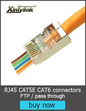 Conector xintylink rj45 cat6 50U/6U cable ethernet enchufe rg45 cat5e utp 8P8C rj 45 cat 6 red lan modulable jack cat5 keystone