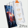 2 uds para Samsung Galaxy S24 Ultra S23 S22 S21 Plus z-fold 5 4 3 A55 A32 A54 A33 A35 5G Protector de pantalla de vidrio templado con Kit